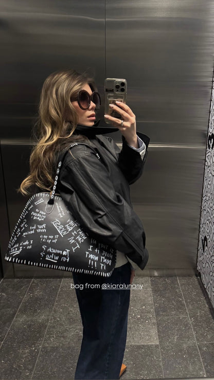 Custom handwritten Genesis Tote
