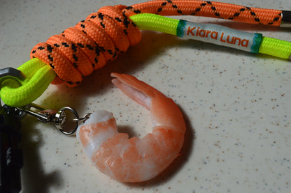 Shrimp bag charm