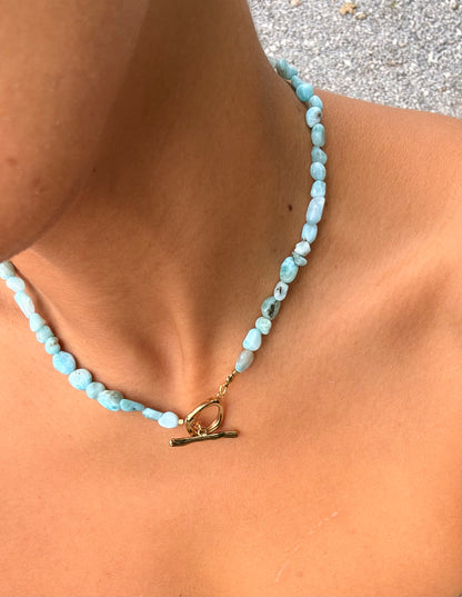 Blue Larimar chocker