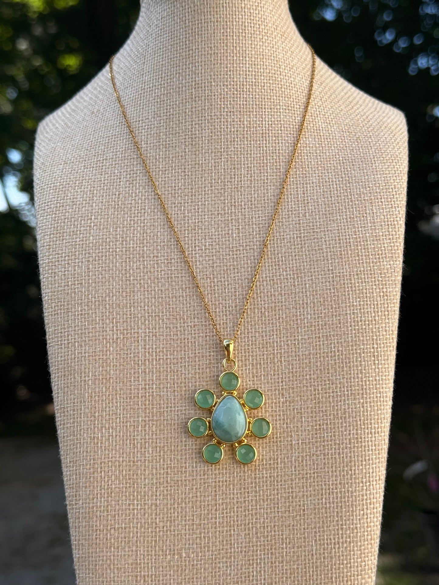 Larimar & Amazonite necklace