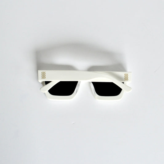 Misterio white sunglasses